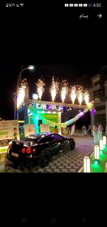 تاجير كشافات اضاءات لمبات سيتي كلر بيمات ليزر للاف