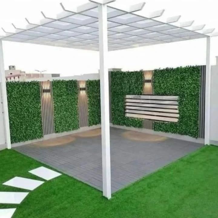 برجولات وجلسات وبيوت شعر ومظلات وسواتر