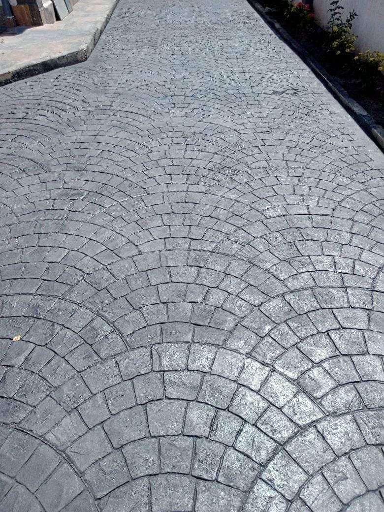 صبة مطبوعة شغل ديكورات خرسانية مطبوعة ميزانيةصبة م