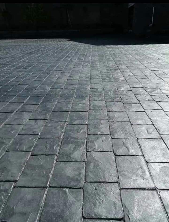 صبة مطبوعة شغل ديكورات خرسانية مطبوعة ميزانيةصبة م