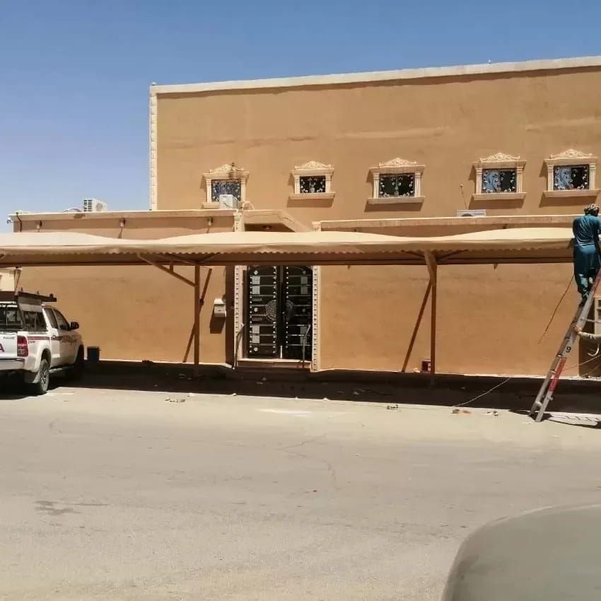 مقاولات عامه اصباغ وترميم ومضلات سواتر برجولات بلا