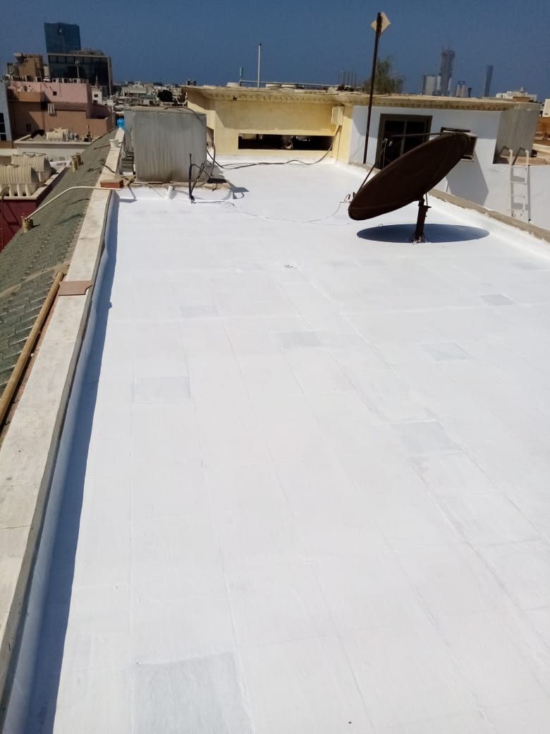 معلم دهانات عوزل السطح من المطار ضدتسرابت المياه ج