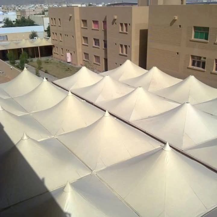 مظلات وسواتر وبيوت شعر وبناء ملاحق ساندويتش بنل