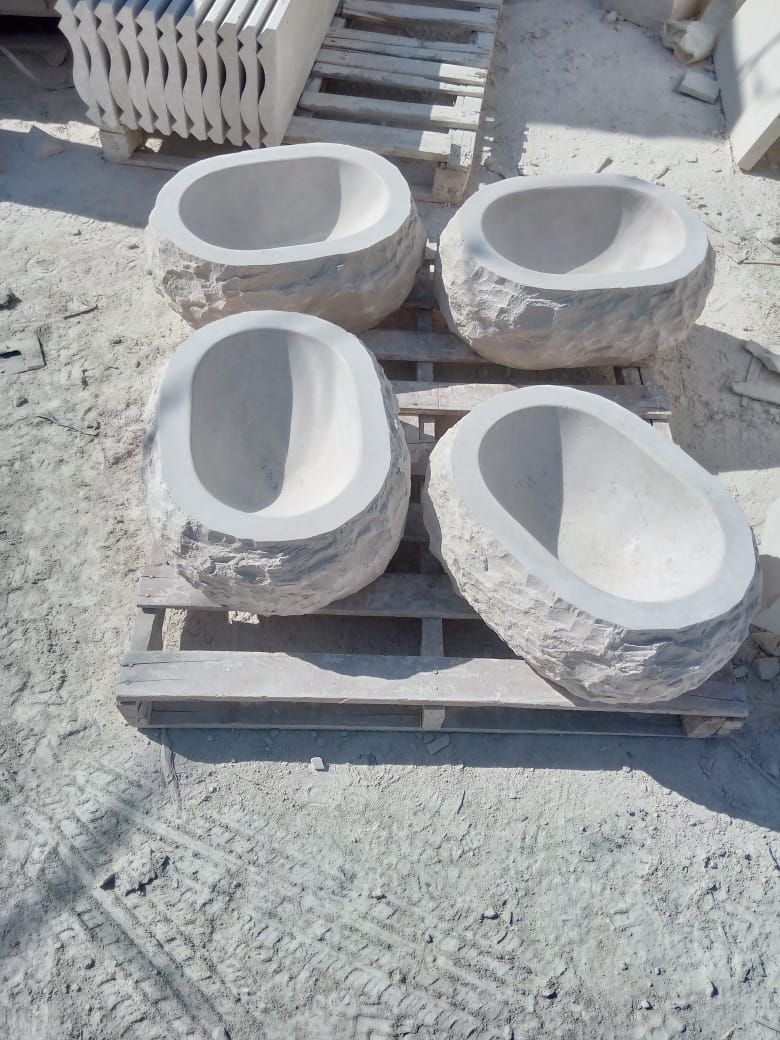 مغاسل حجر طبيعي