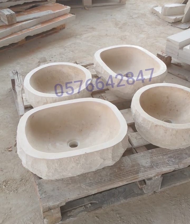 احواض مغسلة حجر طبيعي