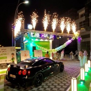 تاجير كشافات اضاءات لمبات سيتي كلر ليزر ليازر ملون