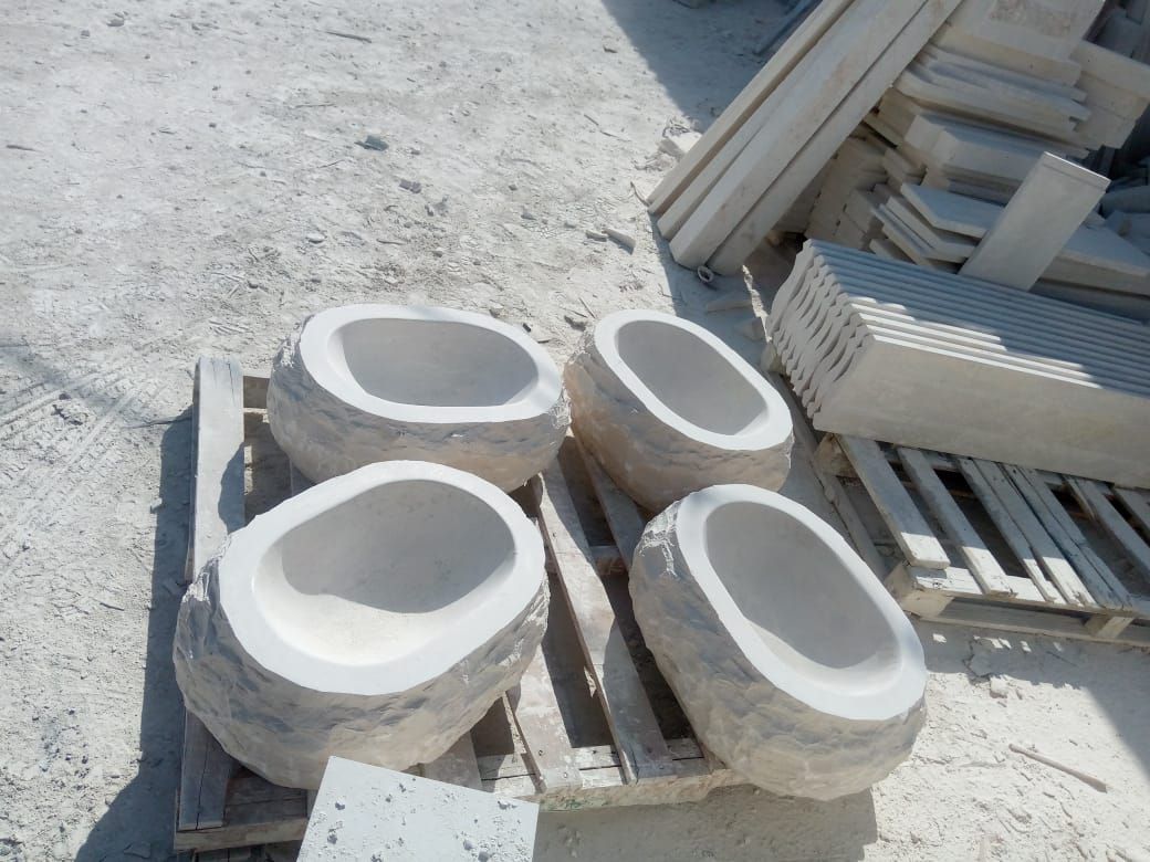 مغاسل حجر طبيعي