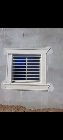 ديكورات جبس خارجي اسمنت وبطحاء الرياض لياسه ملونه