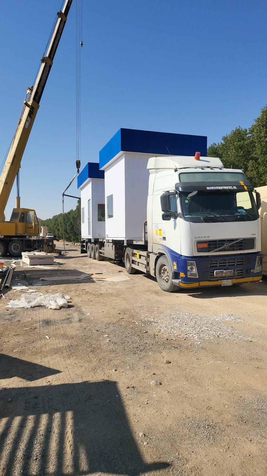 نقل بركسات وغرف جاهزة سطحه ونش 0562836255