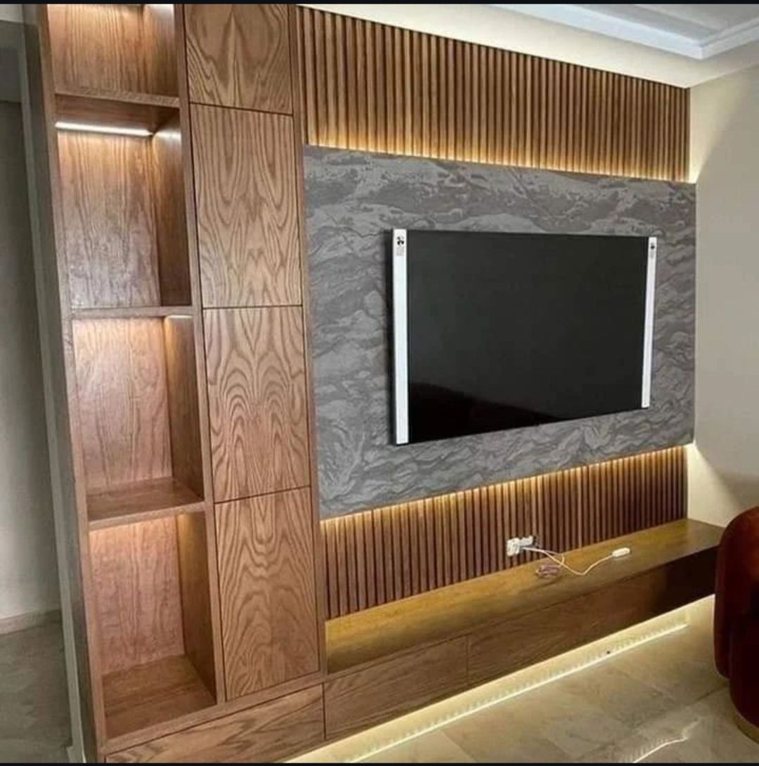 ديكورات داخليه شيبورد بديل الرخام بديل الخشب جبس ب