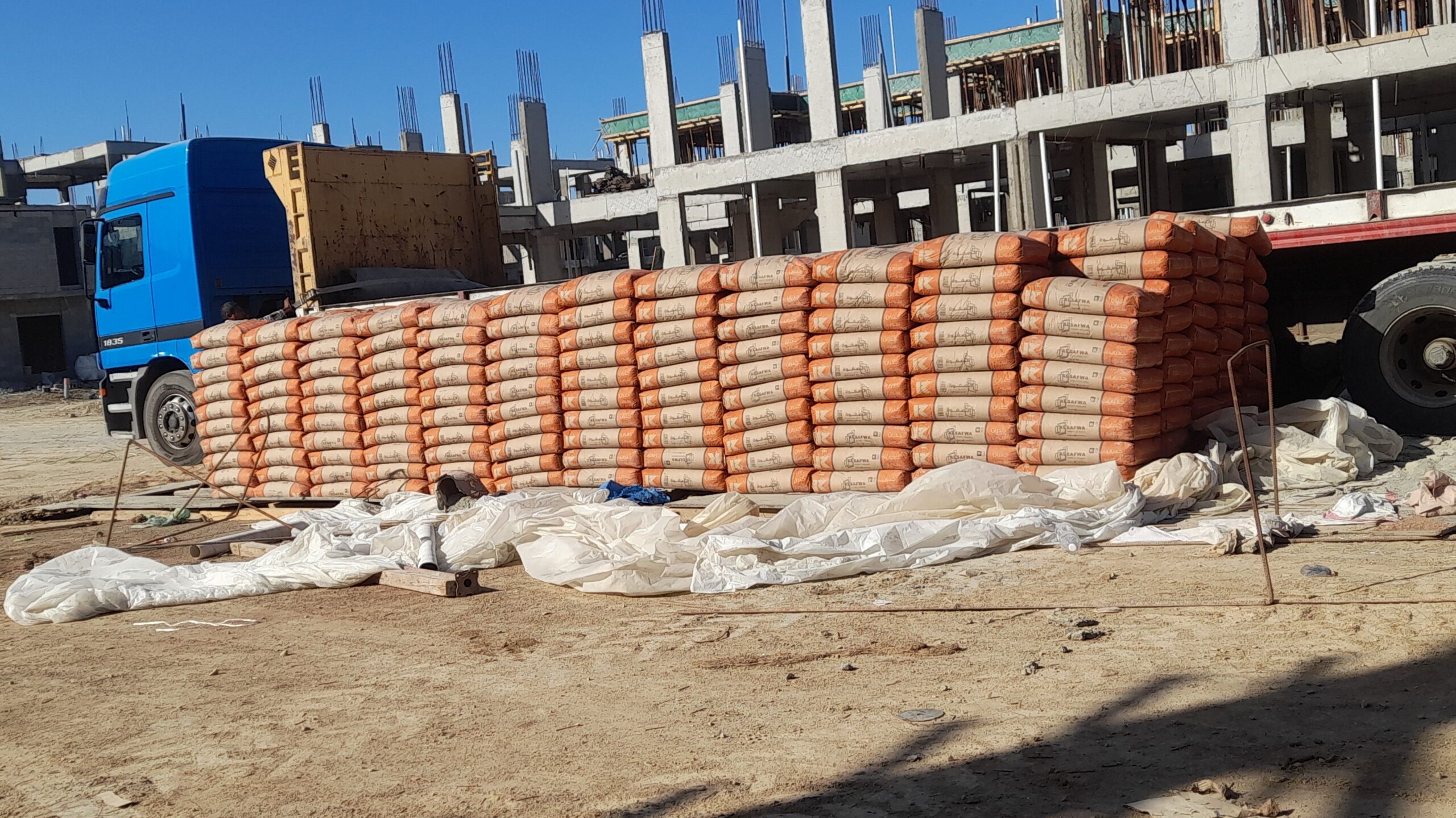 موارد مواد بناء يوجد عندنا كل انواع الاسمنت و كل ا