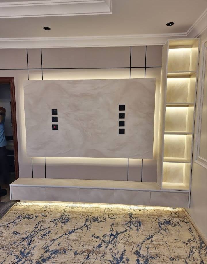 معلم باركيه وجداريات شاشة بروز مع ليد مخفي بأقل ال