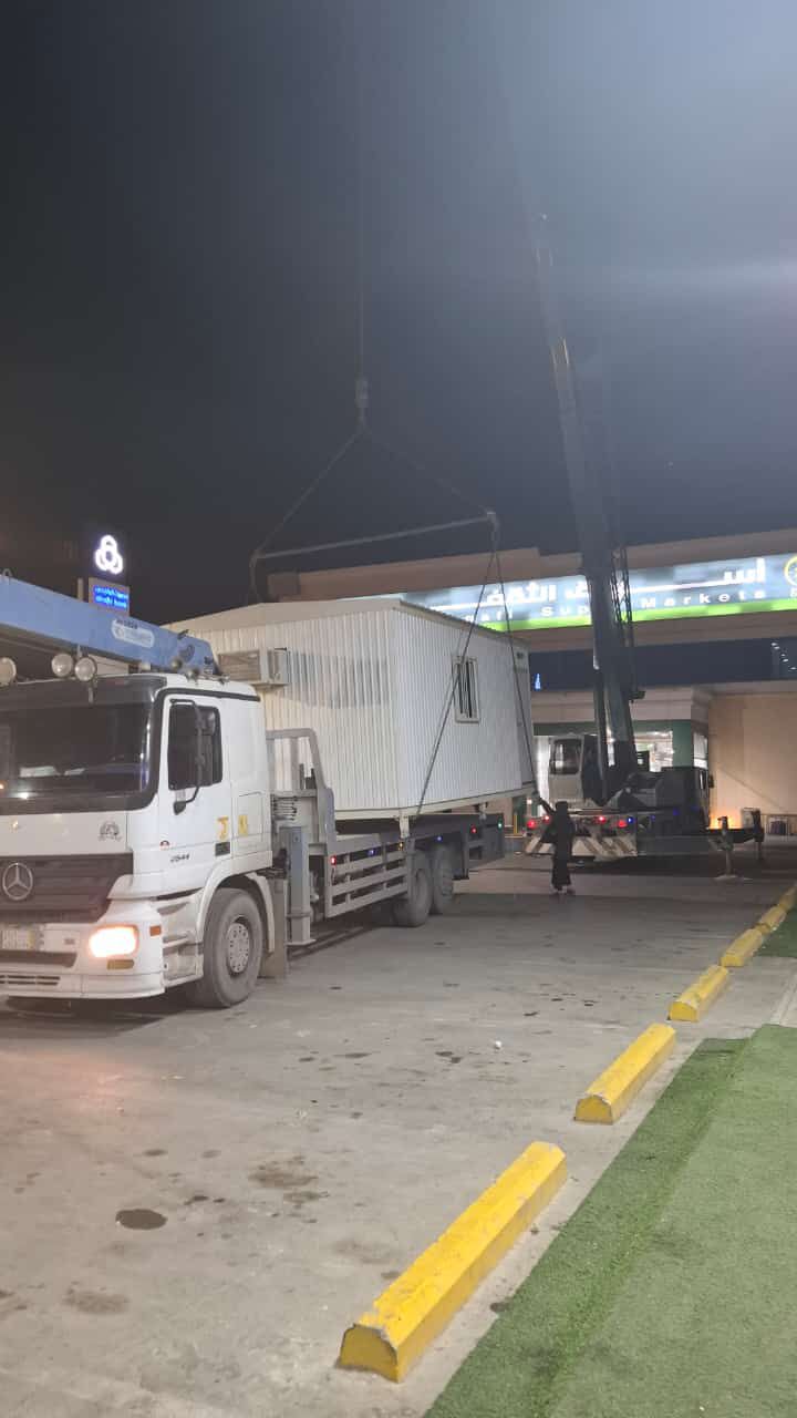 نقل بركسات وغرف جاهزة سطحه ونش 0562836255