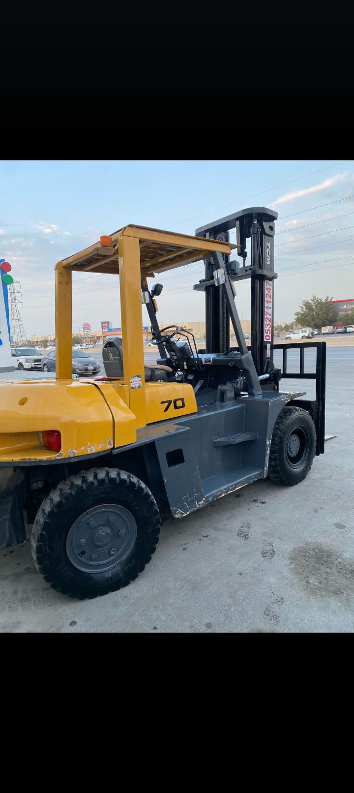 فركليف رافعه شوكيه لتاجير اليومي وشهري 3 طن 7 طن 1