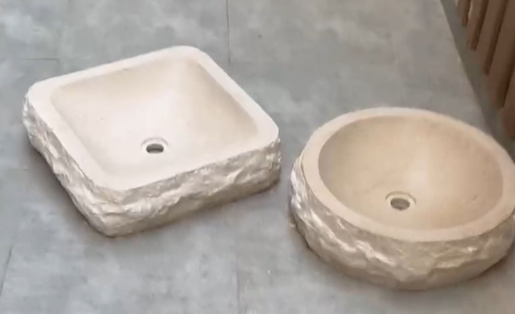 احواض حجر طبيعي