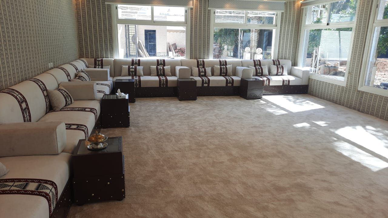 كنب ستائر جلسات عربيه مغربيه جلسات خارجيه جلسات تر