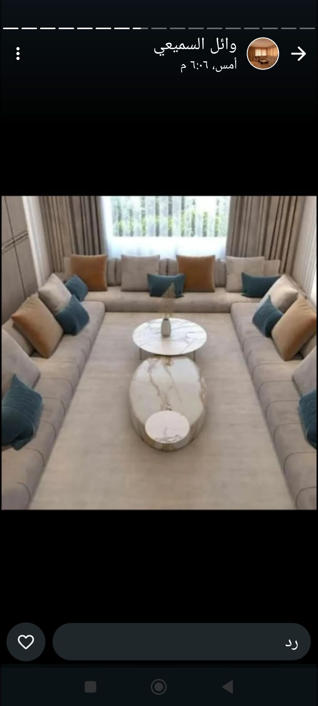 تفصيل ستائر ومجالس عربية وتنجيد اتواصل علا الرقم 0