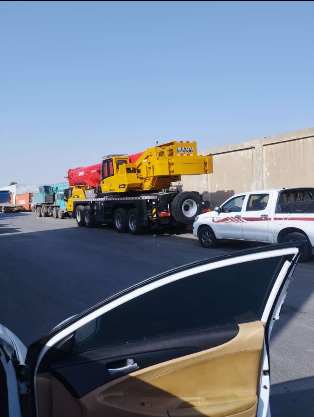 كرينات للإيجار جميع الاحجام والمقاسات موديلات حديث