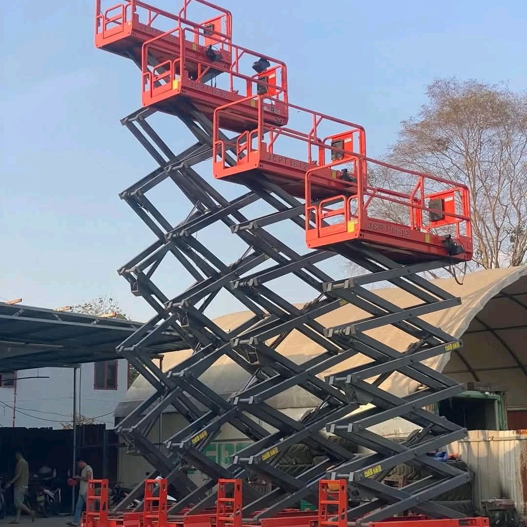 سيزر لفت للايجار رافعة مقصية للايجار رافعة شوكية و