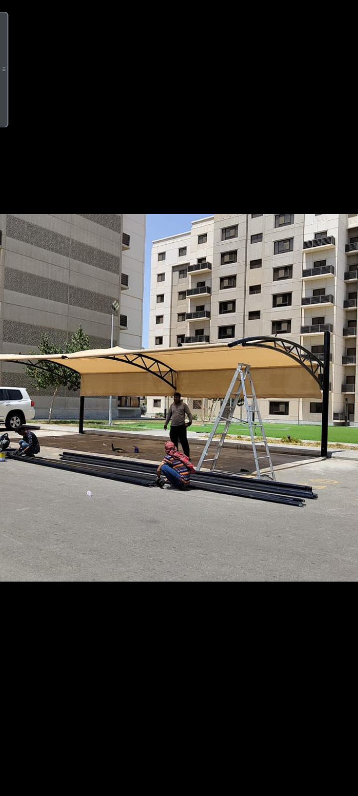 تركيب مضلات وسواتر هناقرجلسات بناملاحق ترميم غرف س