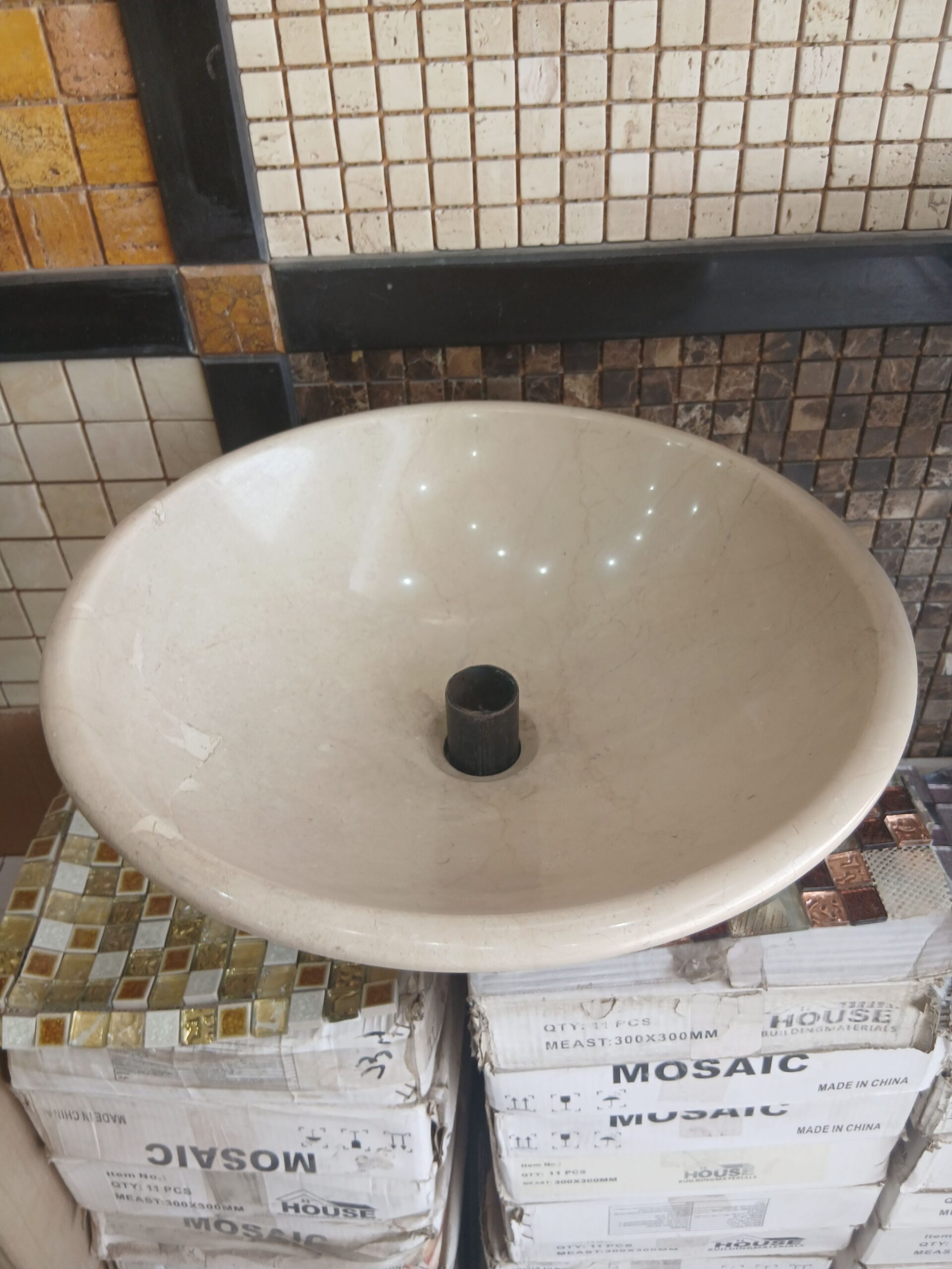 مغاسل رخام طبيعي