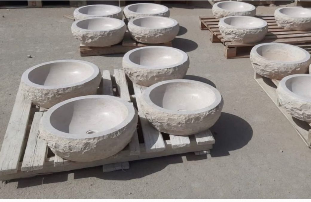 احواض ومغاسل حجر طبيعي