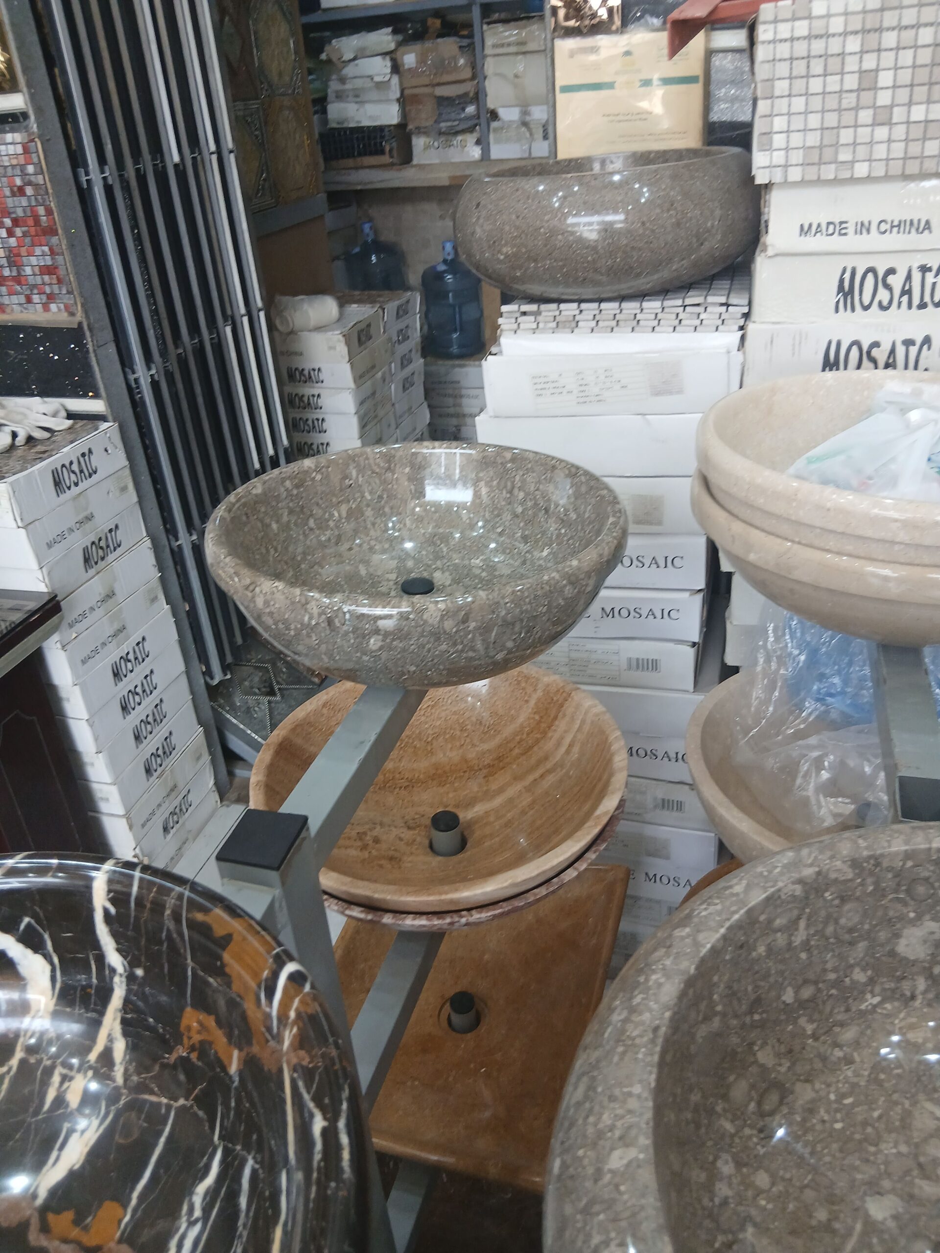 مغاسل رخام طبيعي