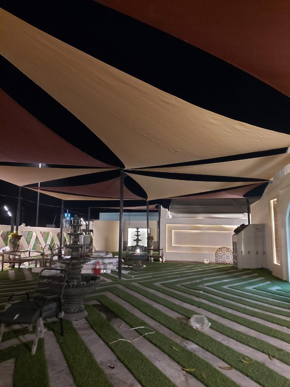 مضلات حسب اطلب وبتشكيلات مختلفه وبيوت شعر ملكي خيم