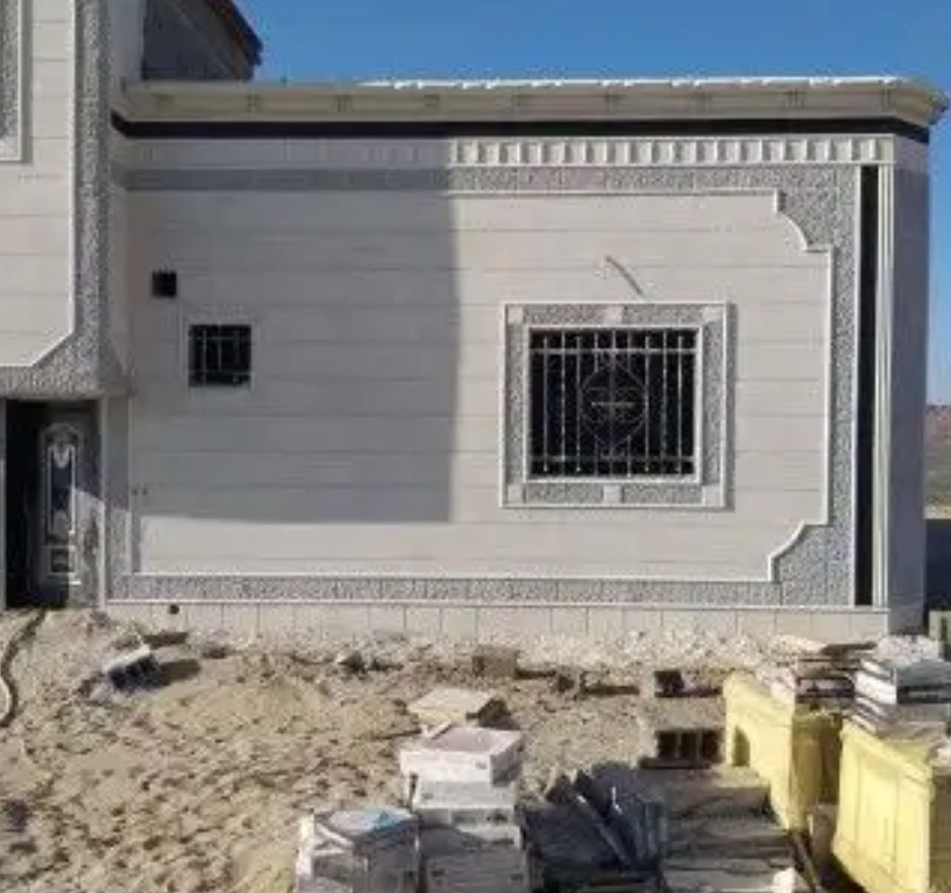 ديكورات خارجية اسمنتيه بطحاء الرياض حجر