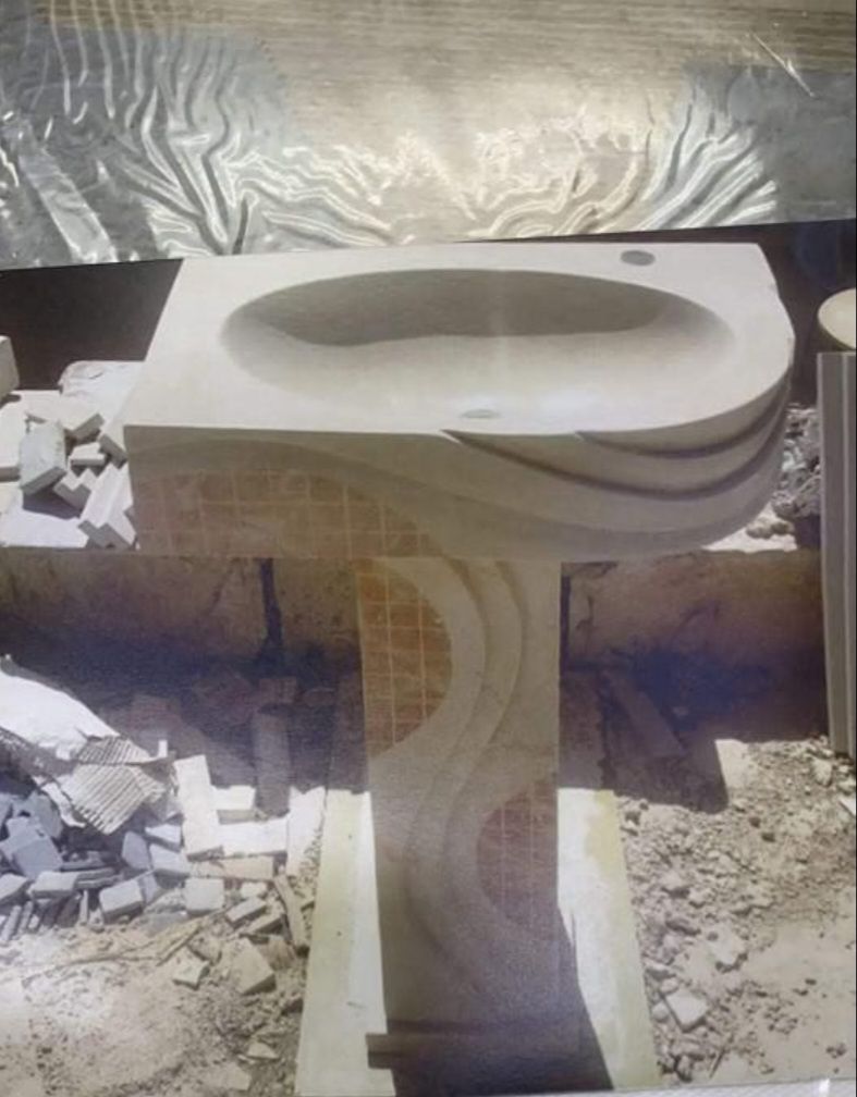 مغاسل حجر طبيعي