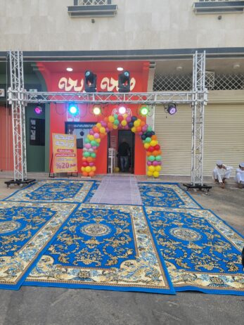 افتتاح محلات خميس مشيط كشافات افتتاح