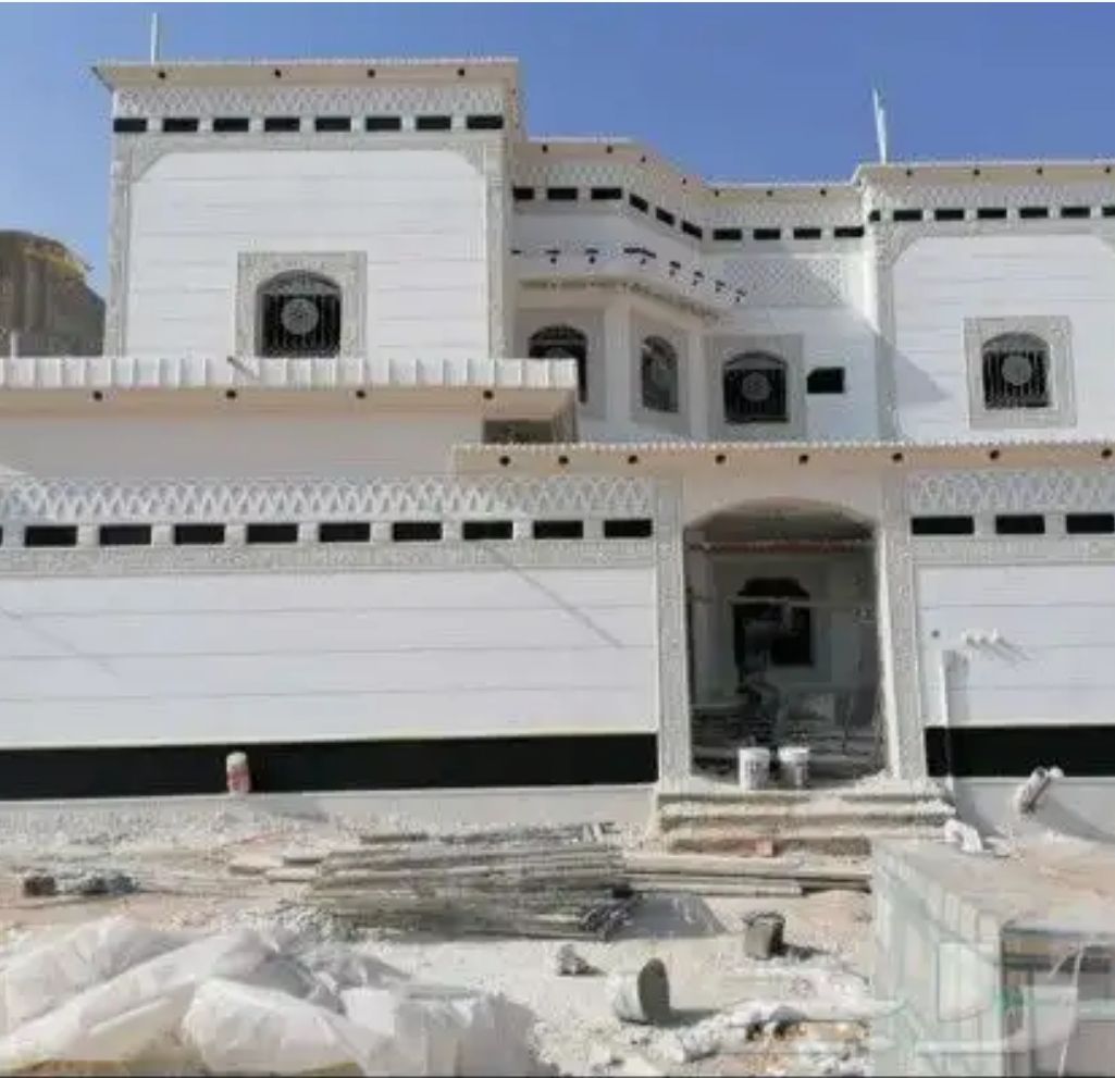 ديكورات خارجية اسمنتيه بطحاء الرياض حجر