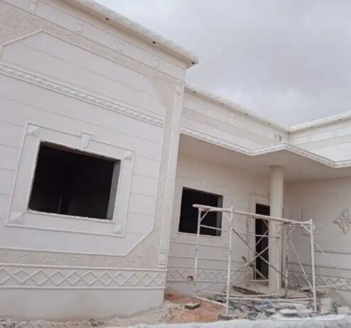 ديكورات خارجية اسمنتيه بطحاء الرياض حجر