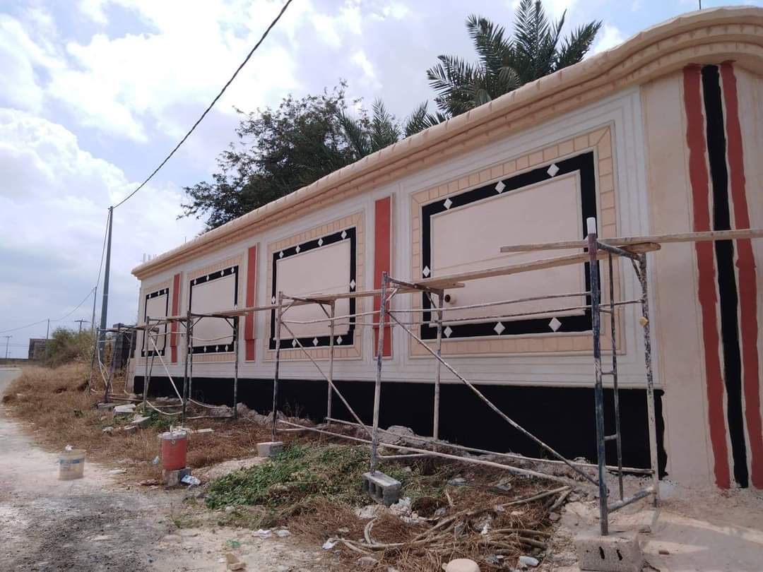 لياسه ملونه خارجيه بديل الحجر الطبيعي اسمنت وبطحاء