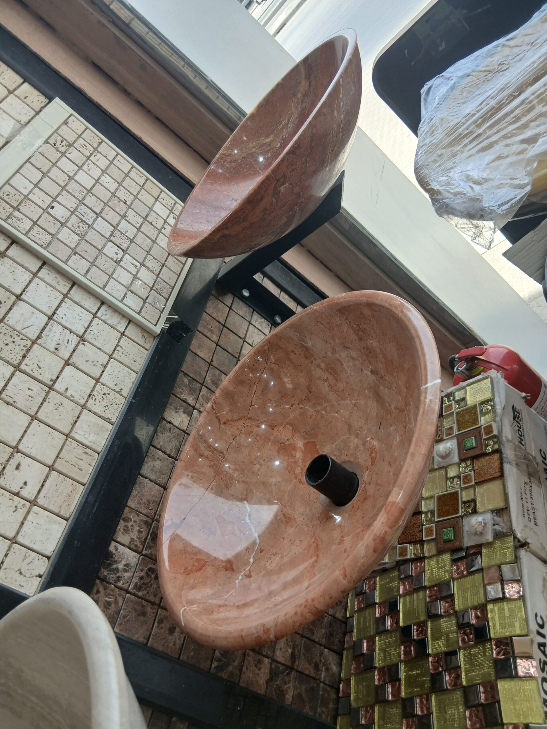 مغاسل رخام طبيعي