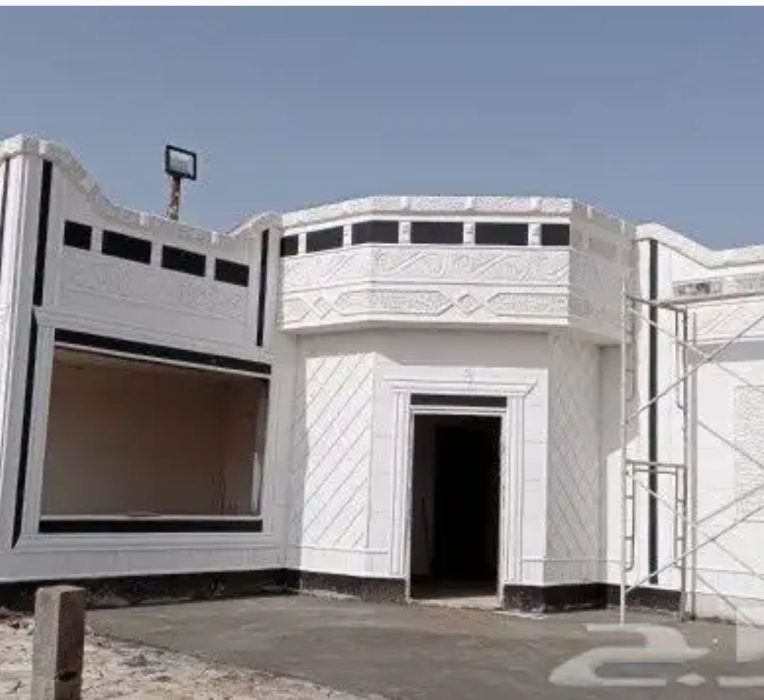 ديكورات خارجية اسمنتيه بطحاء الرياض حجر