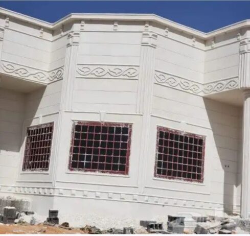 ديكورات خارجية اسمنتيه بطحاء الرياض حجر