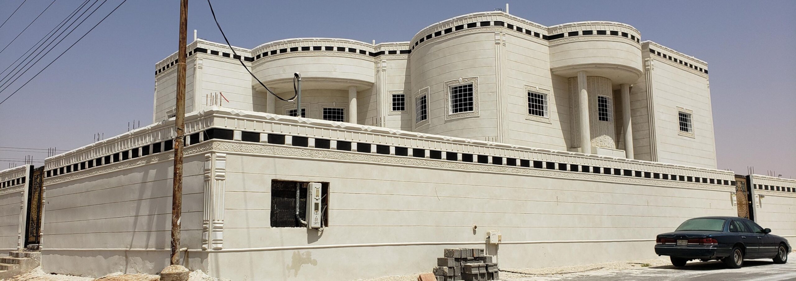 لياسه ملونه بديل الحجر الطبيعي وديكورات خارجيه