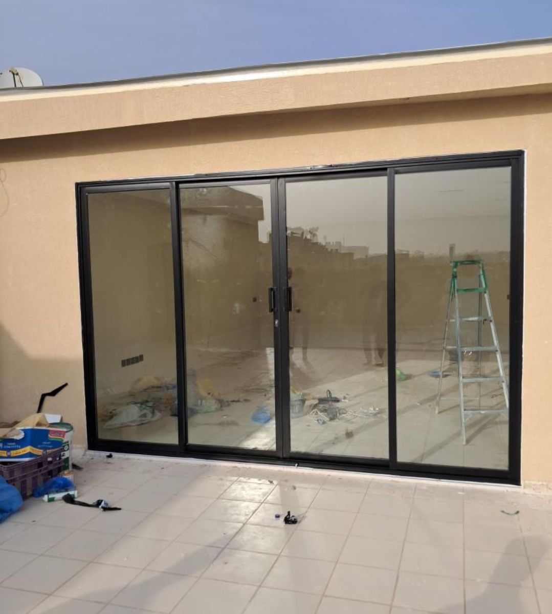 أبواب المنيوم شباك أبواب حديد سواتر مظلات