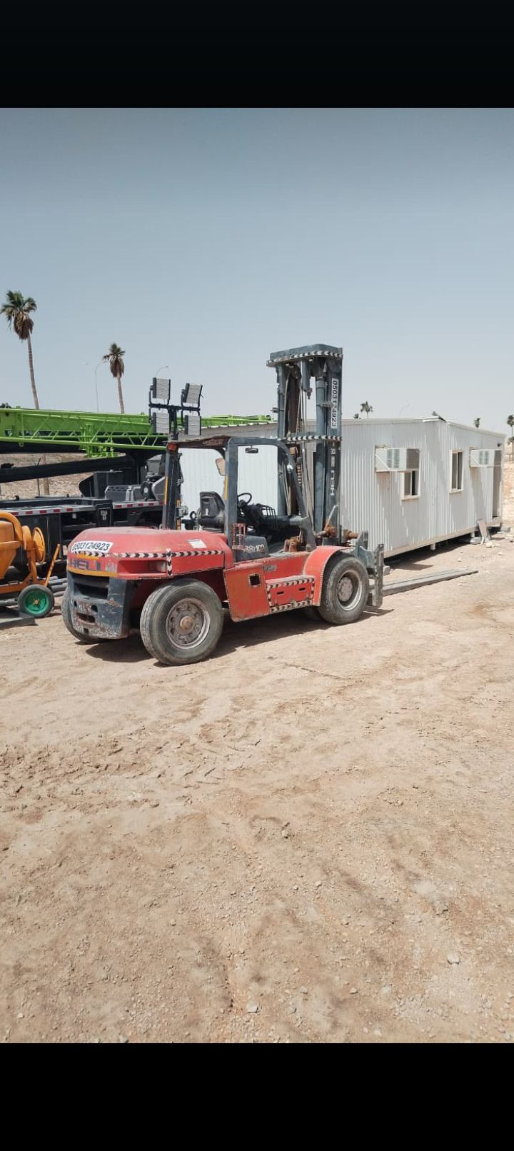 فركليف رافعه شوكيه لتاجير اليومي وشهري 3 طن 7 طن 1