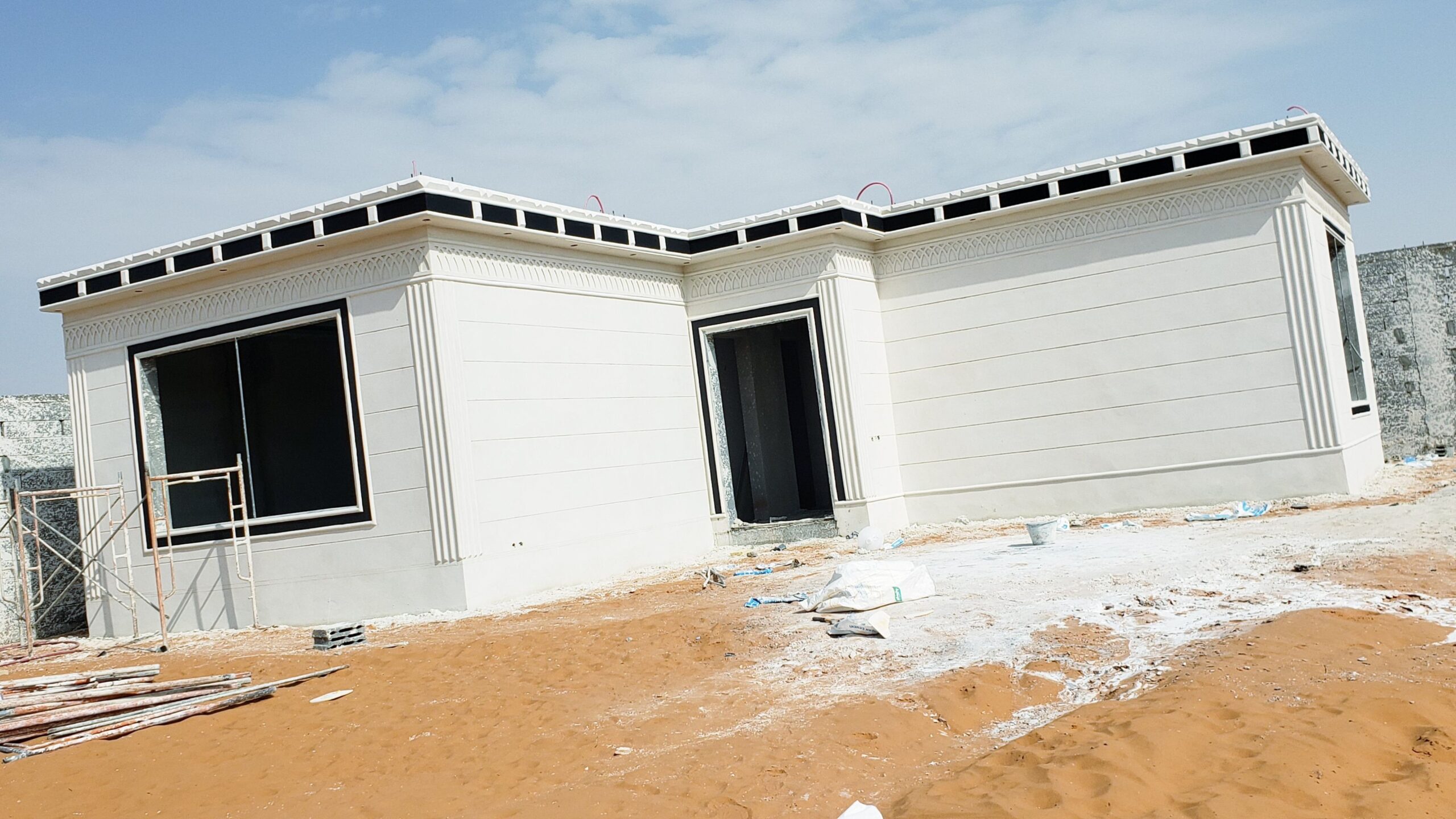 لياسه ملونه بديل الحجر الطبيعي وديكورات خارجيه