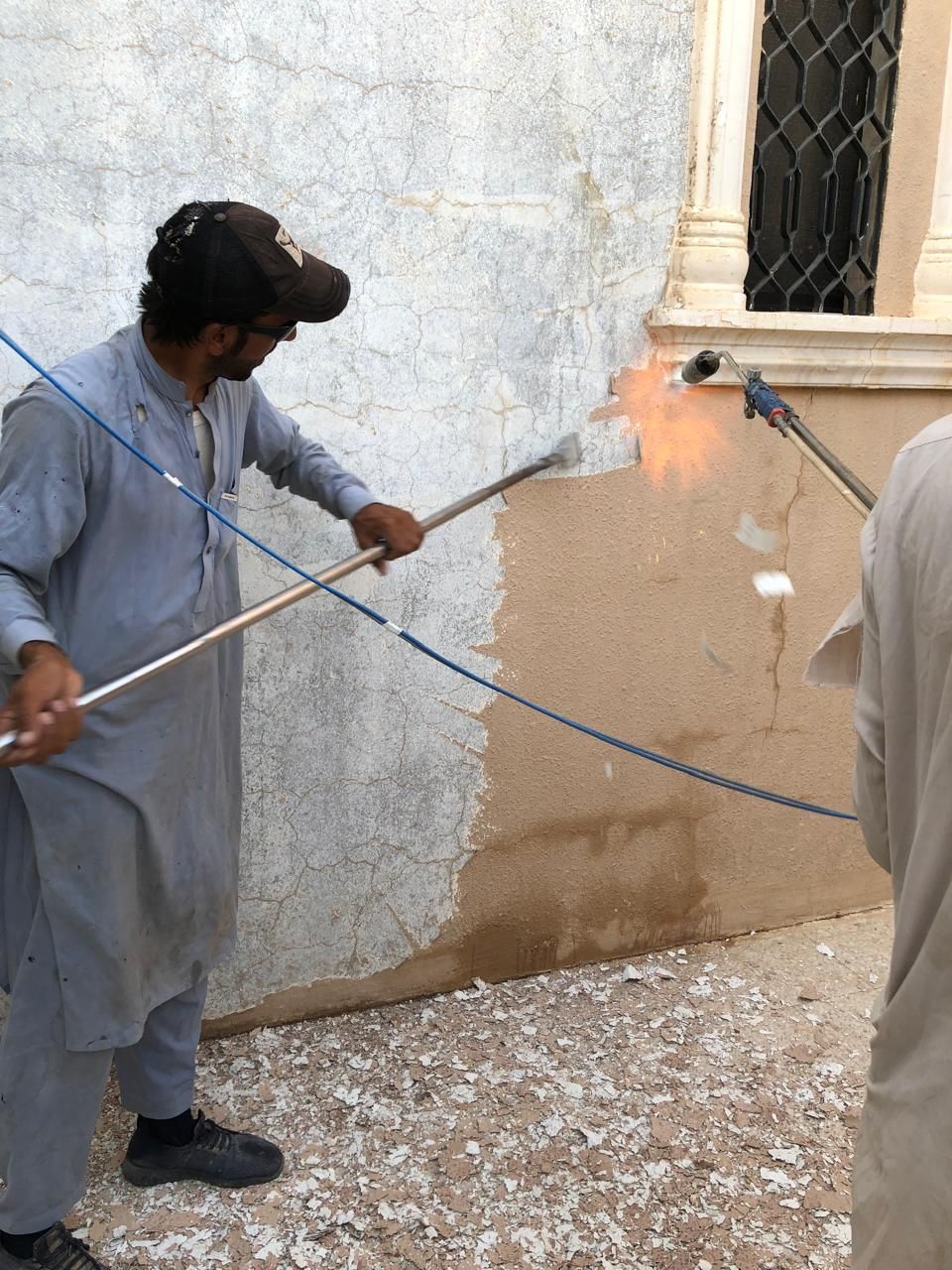 حرق بويا تحريق بويا ازاله بويا تركيب بروفايل