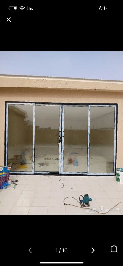 أبواب المنيوم شباك أبواب حديد سواتر مظلات