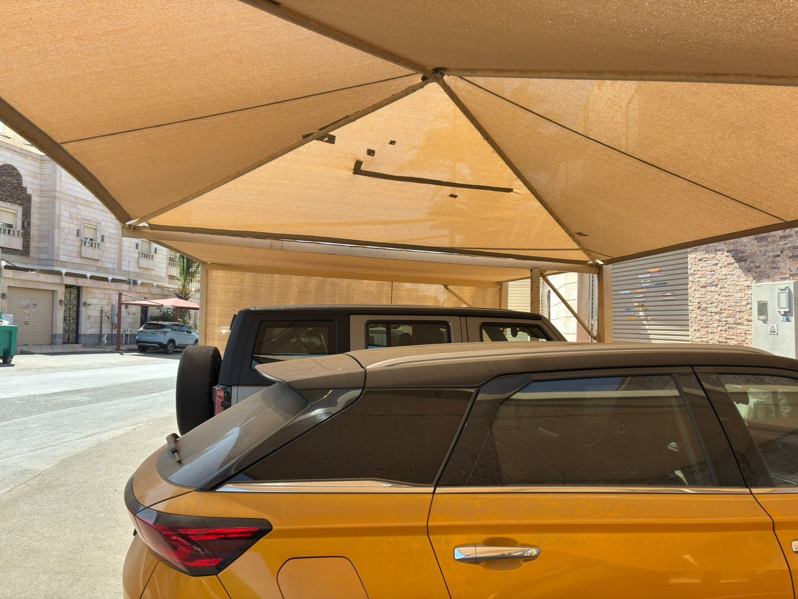 مظلات جده تركيب مظلات 0500733830