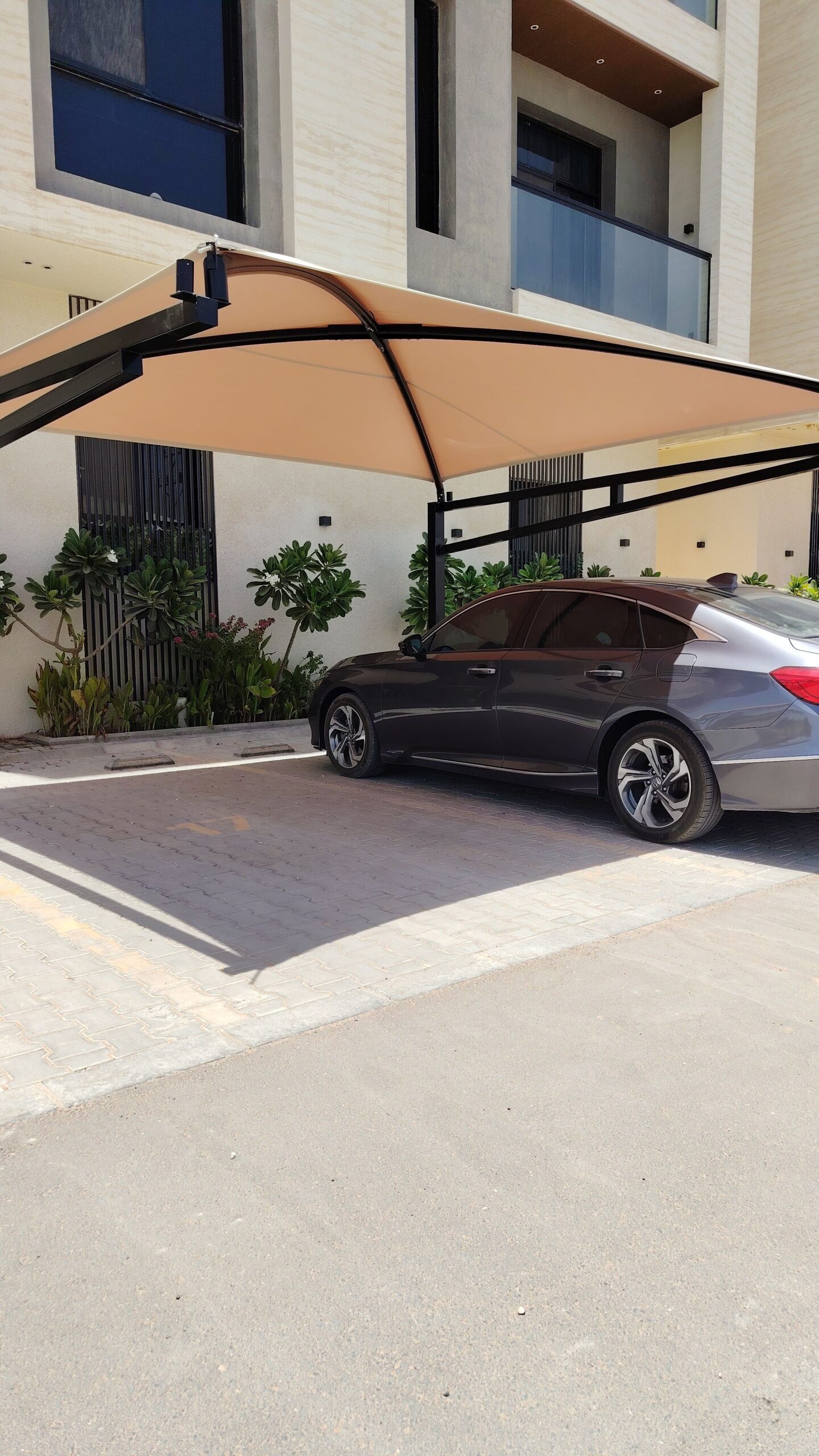 تركيب مضلات مواقف السيارات مضلات متحركة #مضلات كرا