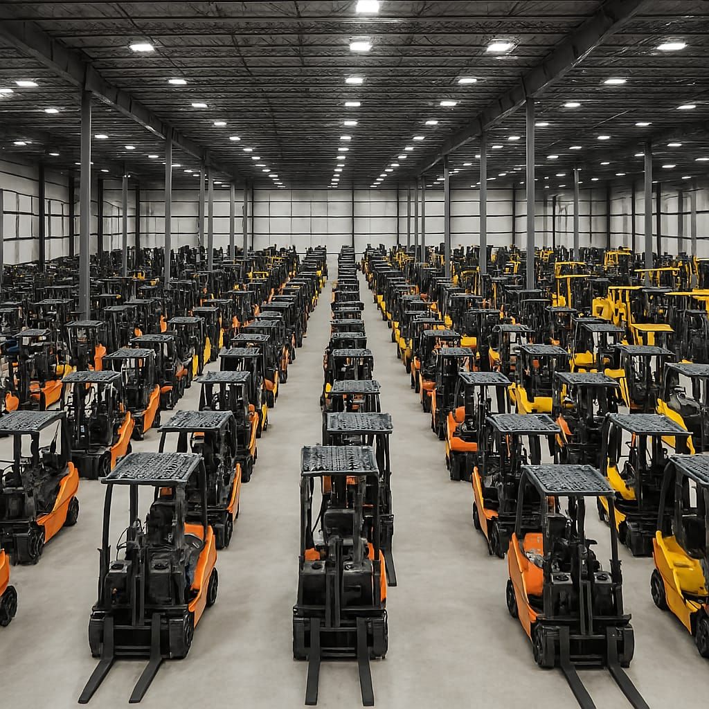 لتأجير الرافعات الشوكيه بجميع احجامها