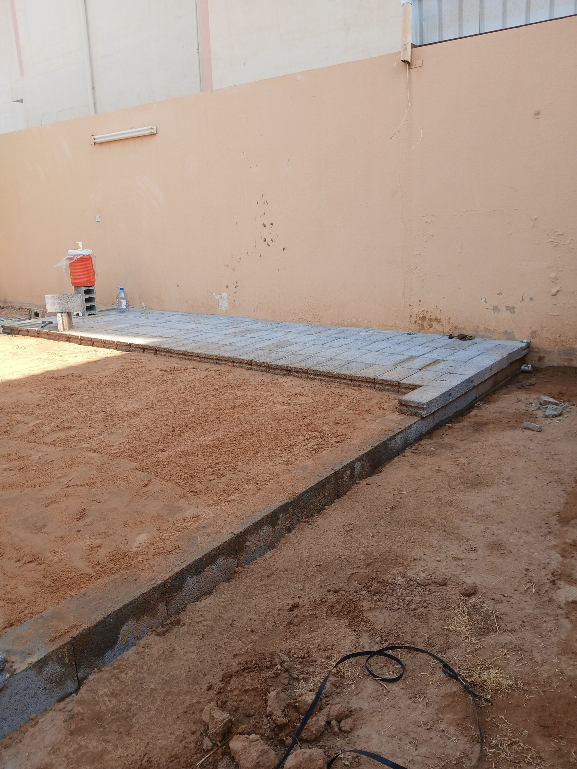 معلم بناء ولياسه بناء 👷‍♀️ احوض زرعه بناء بندور وق