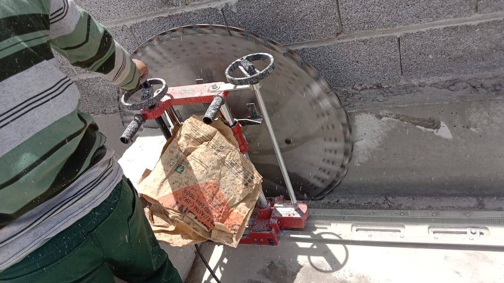 قص وتخريم الخرسانه