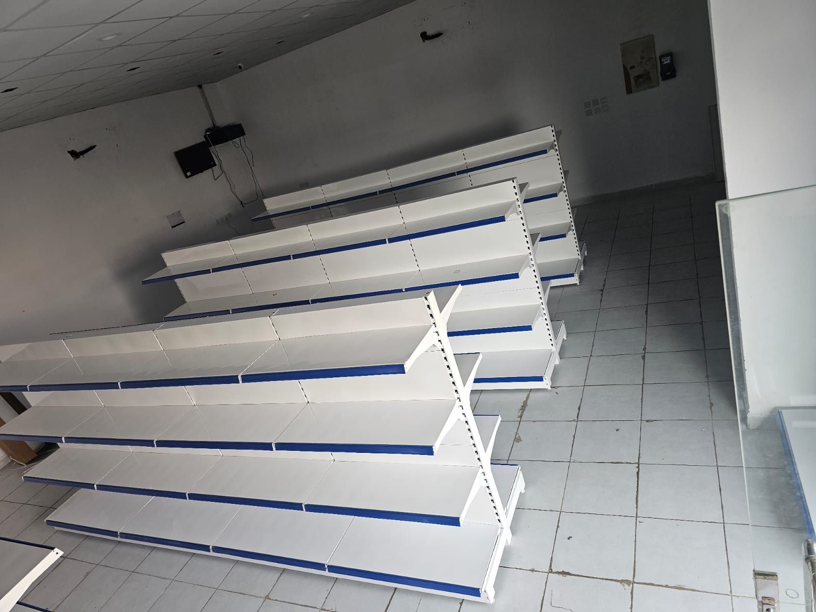 رفوف ارفف رف محل مستودع تخزين