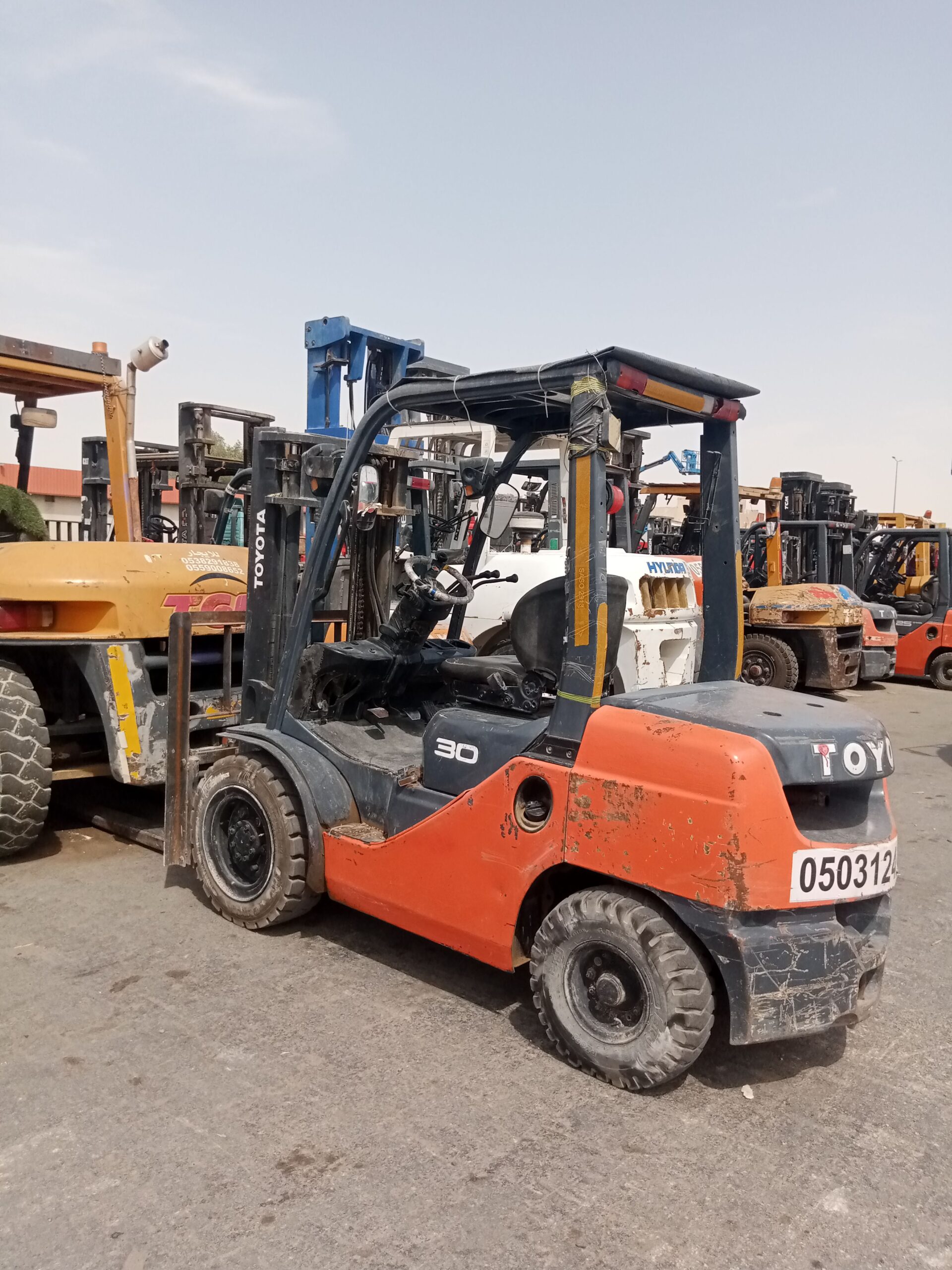 فركليف رافعه شوكيه لتاجير اليومي وشهري 3 طن 7 طن 1